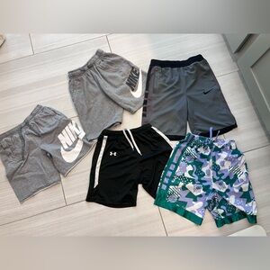 Nike and Under Armour Shorts Set